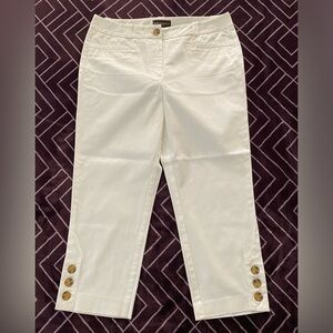 DANA BUCHMAN Curvy cropped pants women’s 10 (fits more like 8)